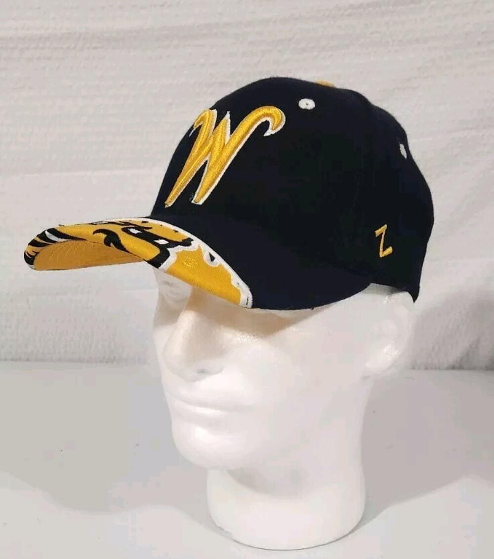 Wichita State Shockers Zephyr Black Ball Cap Embroidered Hat Small